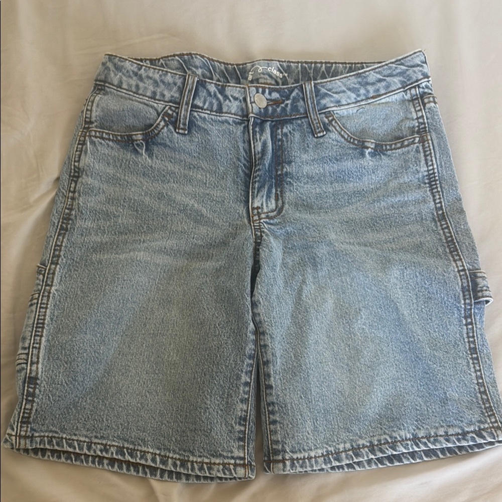 Light Blue Denim Shorts